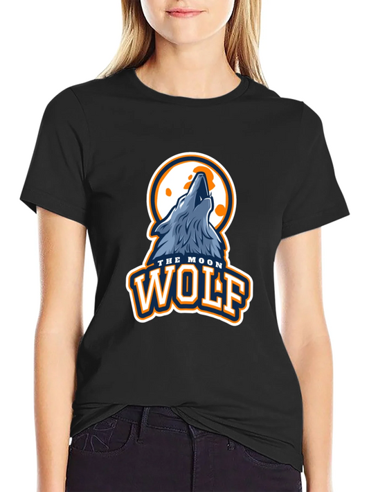 Moon Wolf Graphic T-Shirt
