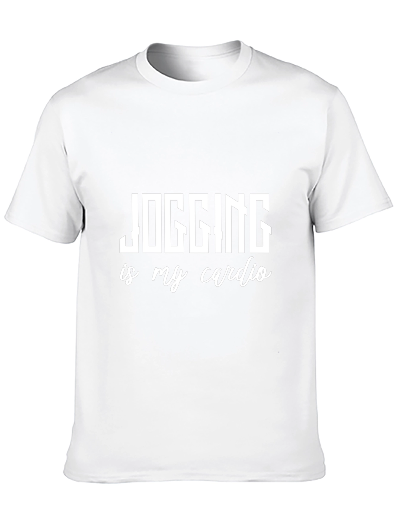 Jogging is My Cardio Black T-Shirt