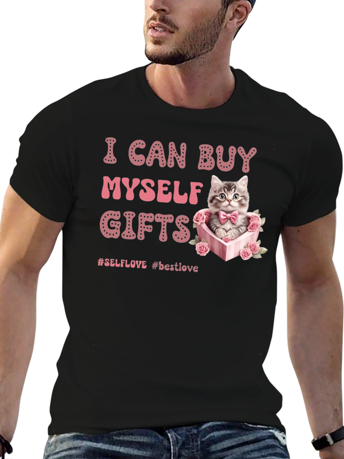 Cute Cat Gifts T-Shirt - Self Love