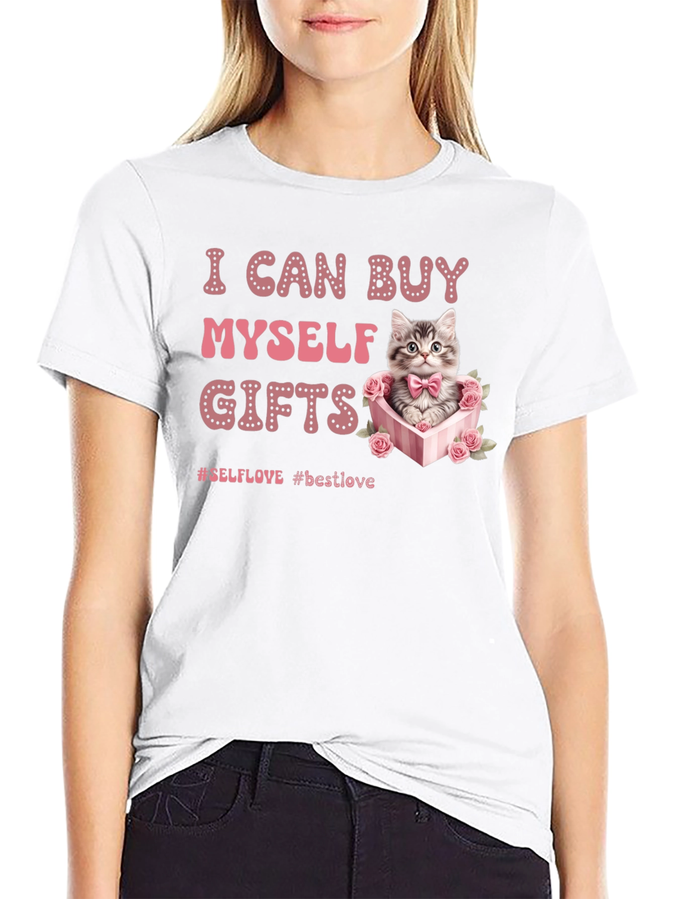 Cute Cat Gifts T-Shirt - Self Love