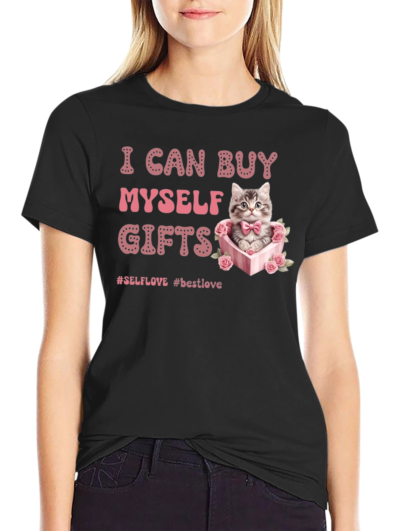 Cute Cat Gifts T-Shirt - Self Love