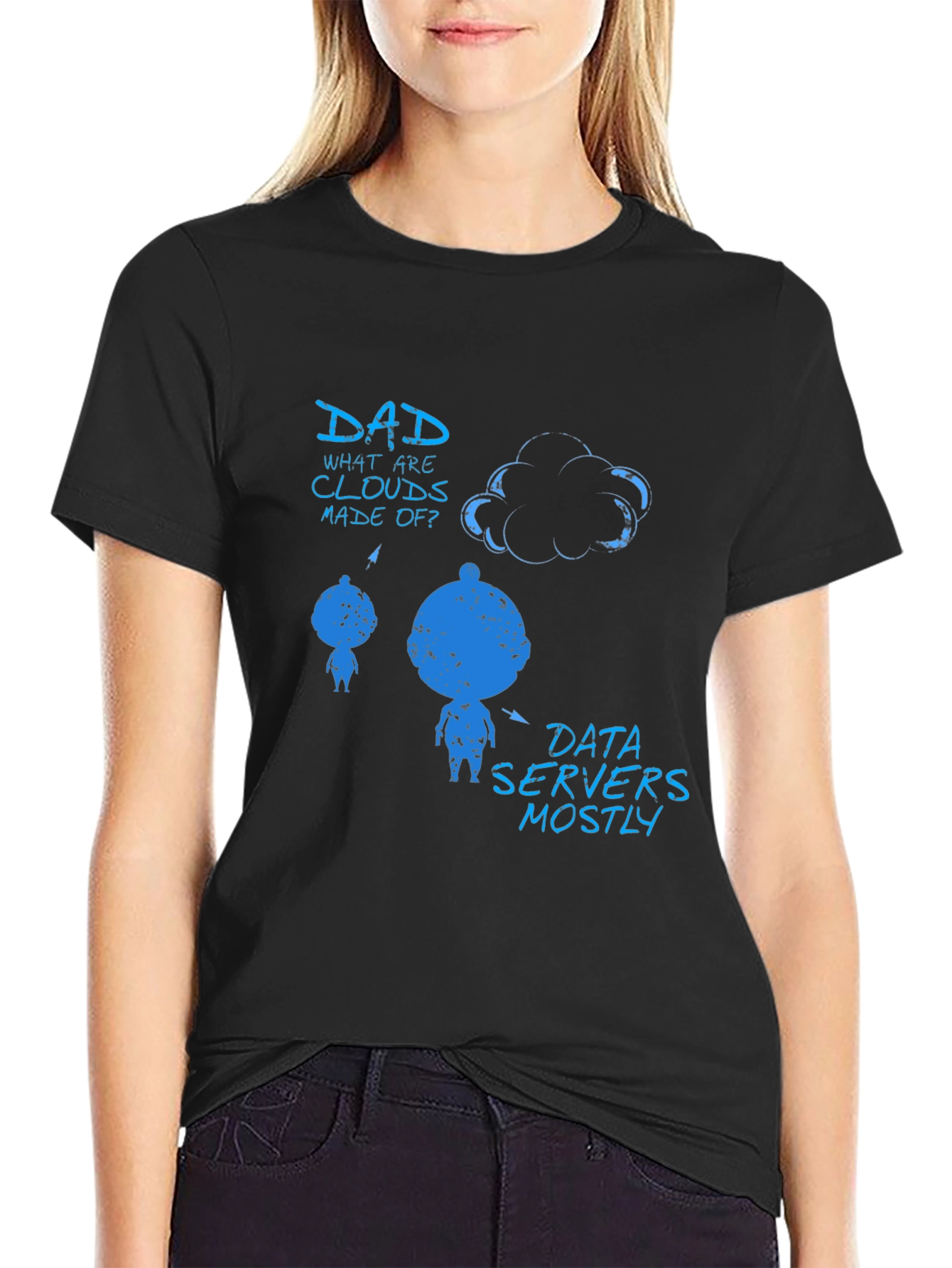 Dad What are Clouds Made Of? Graphic T-Shirt