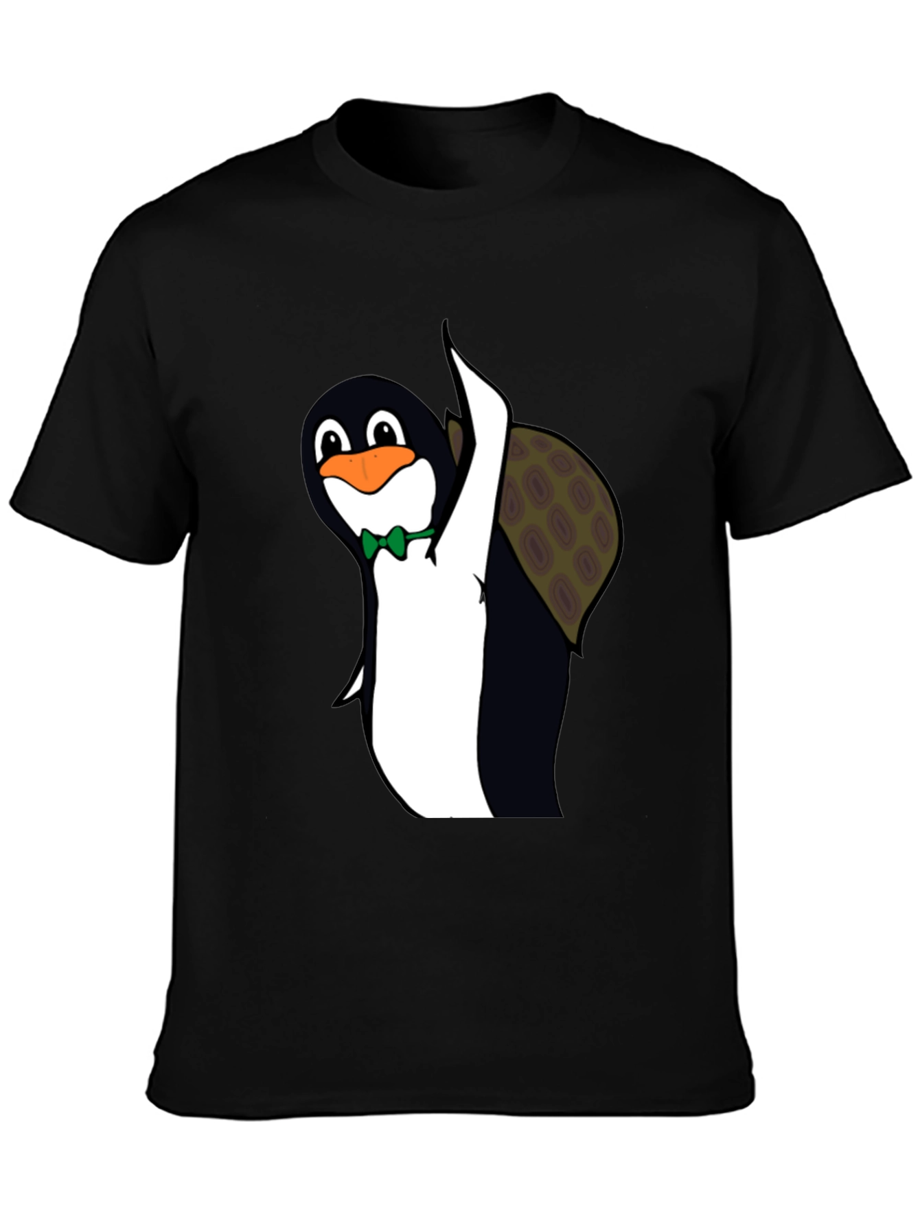 Penguin Turtle T-Shirt Funny Animal Tee