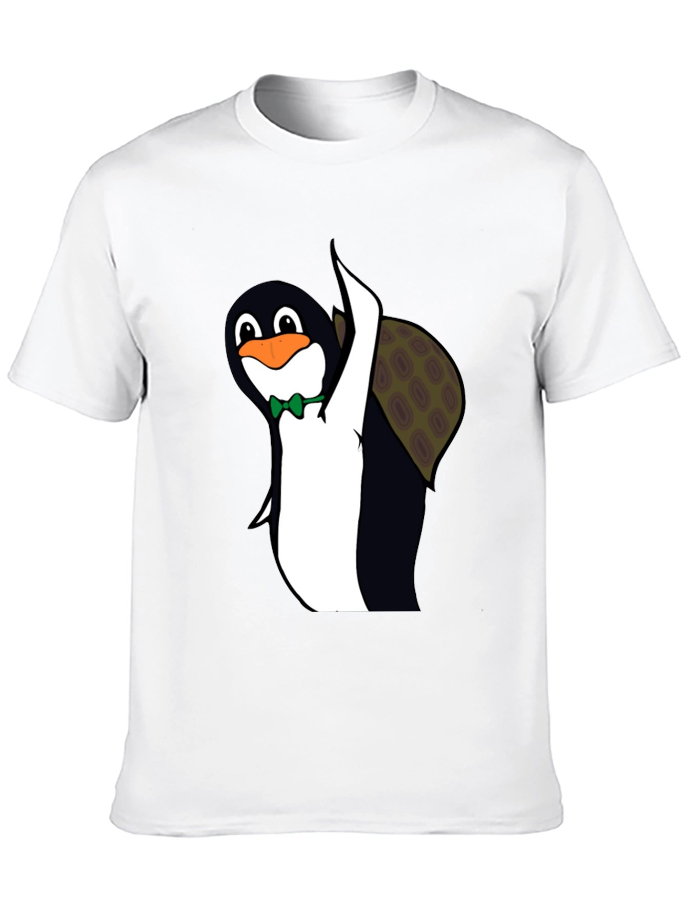 Penguin Turtle T-Shirt Funny Animal Tee