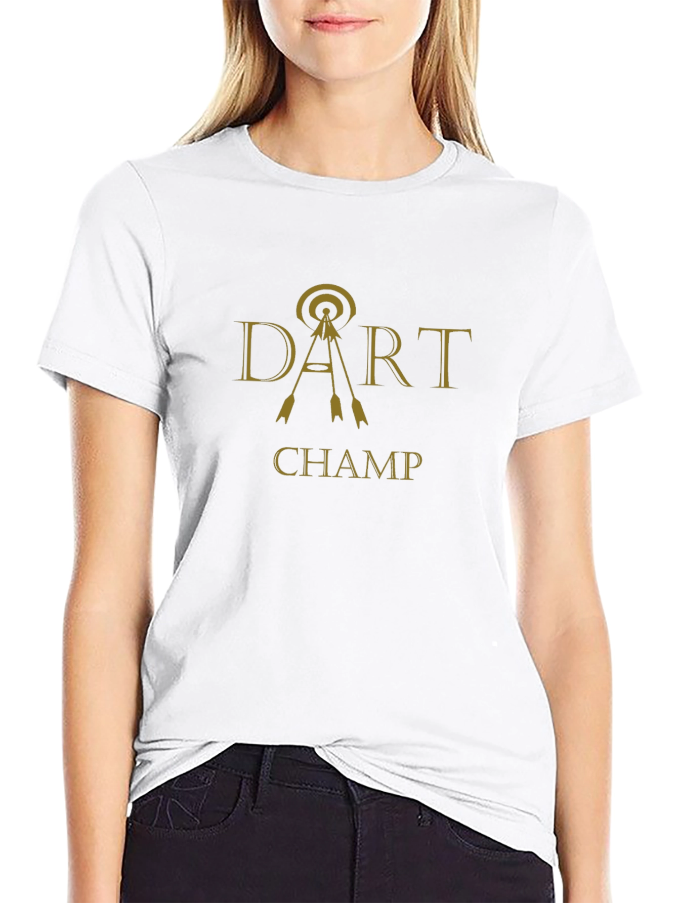Dart Champ Graphic Tee - Black