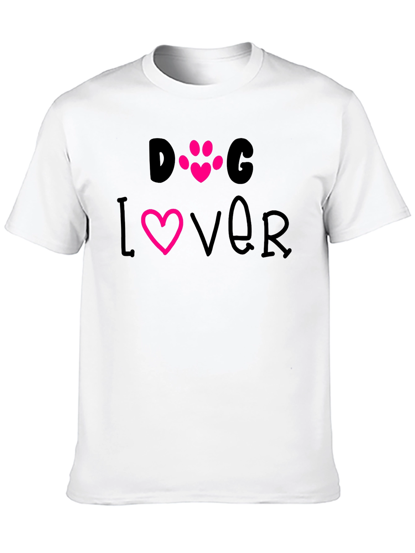 Dog Lover T-Shirt - Cute Paw Print Design