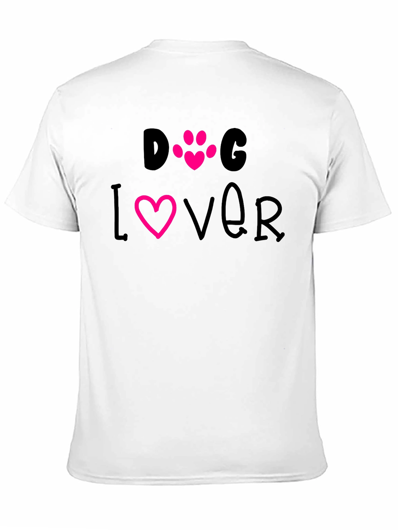Dog Lover T-Shirt - Cute Paw Print Design