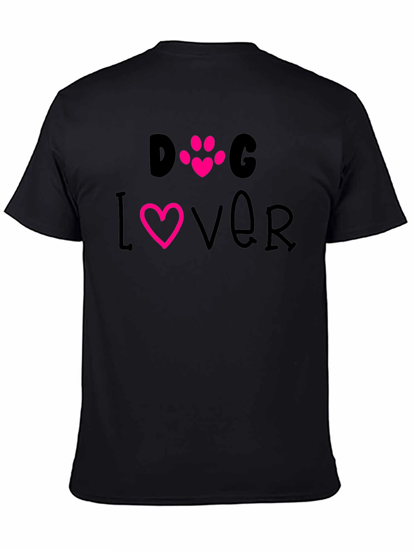 Dog Lover T-Shirt - Cute Paw Print Design