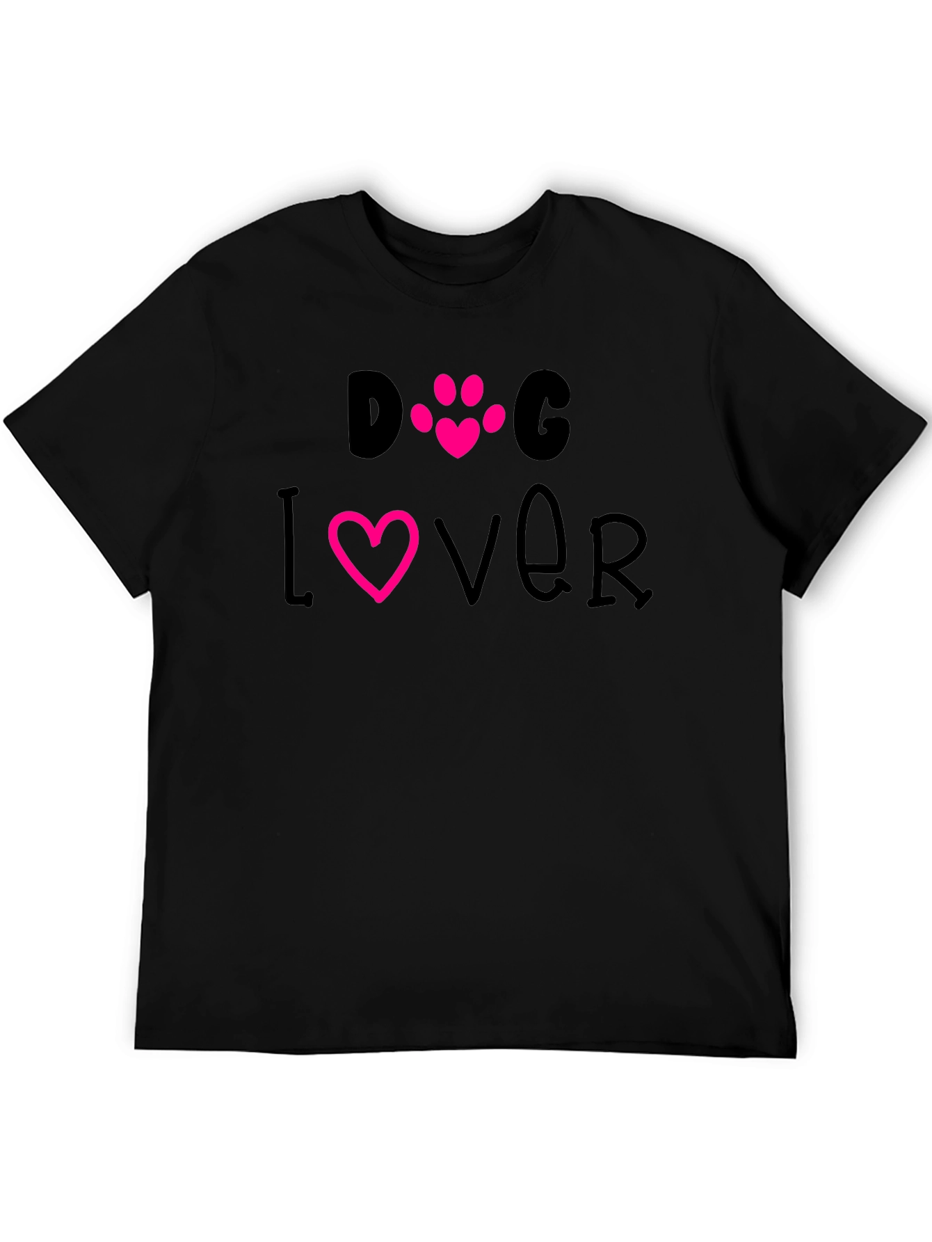 Dog Lover T-Shirt - Cute Paw Print Design