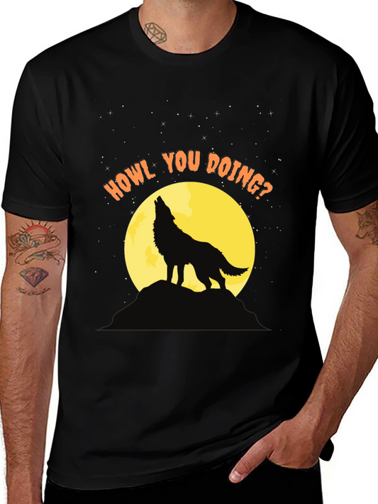 Howl You Doing? Wolf Graphic Tee