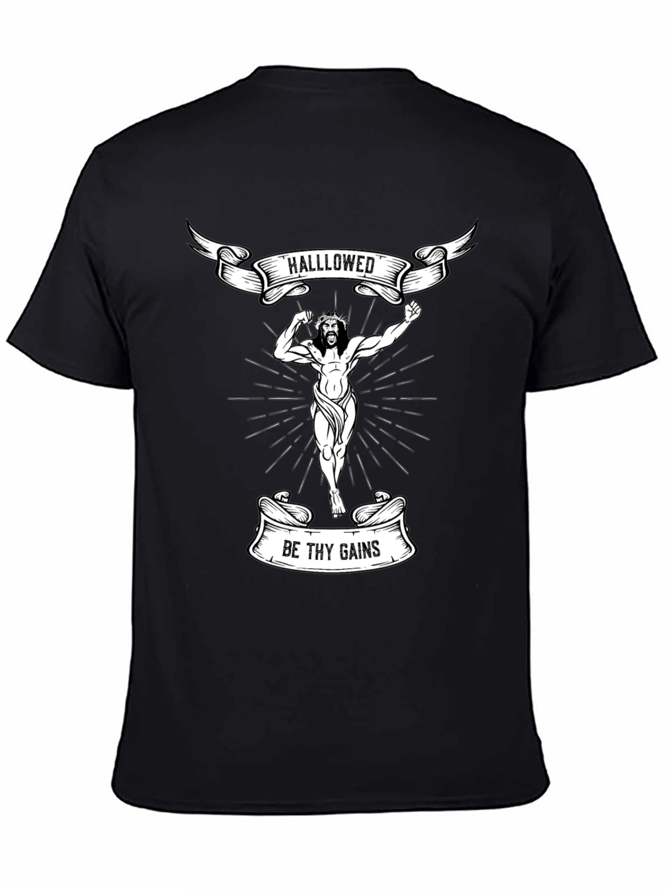 Hallowed Be Thy Gains T-Shirt - Black