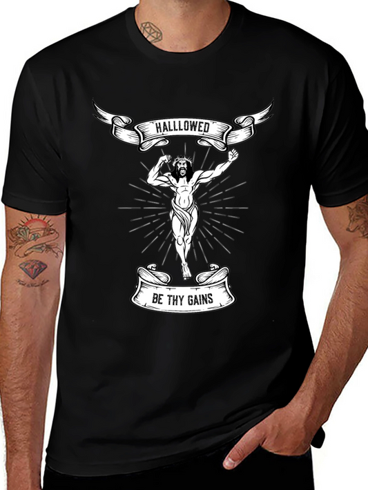 Hallowed Be Thy Gains T-Shirt - Black