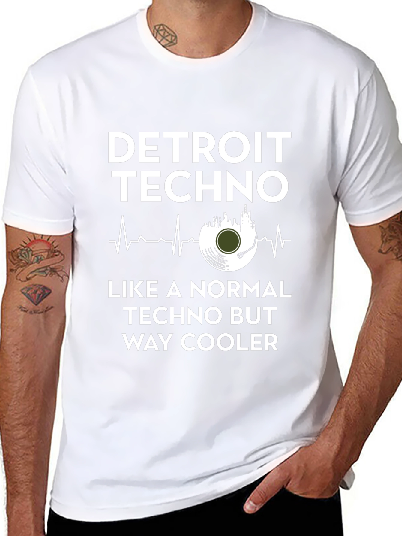 Detroit Techno Cool T-Shirt - Music Lover Tee