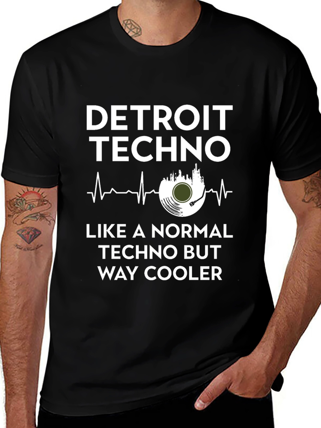Detroit Techno Cool T-Shirt - Music Lover Tee