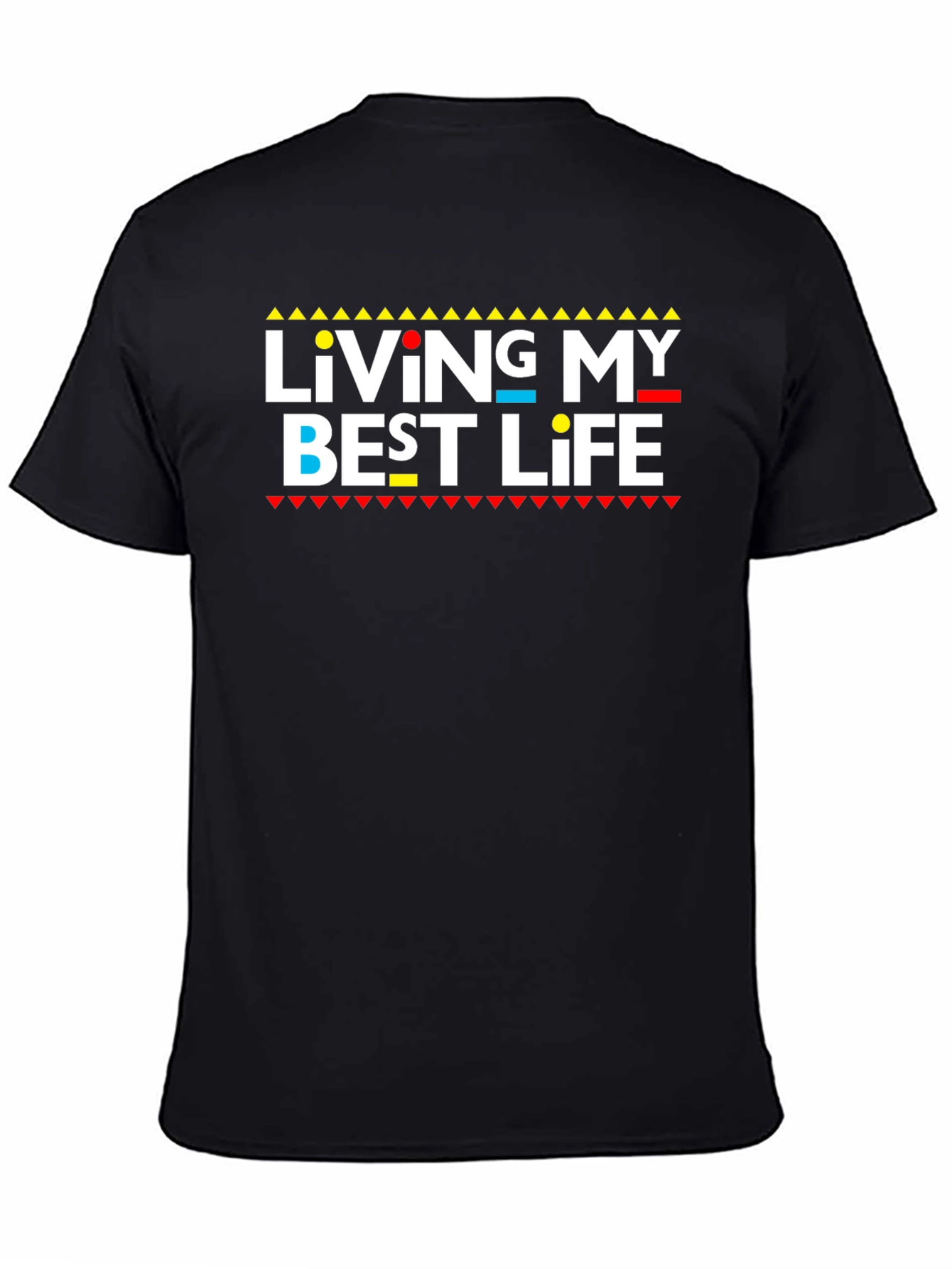 Living My Best Life Graphic Tee - Black