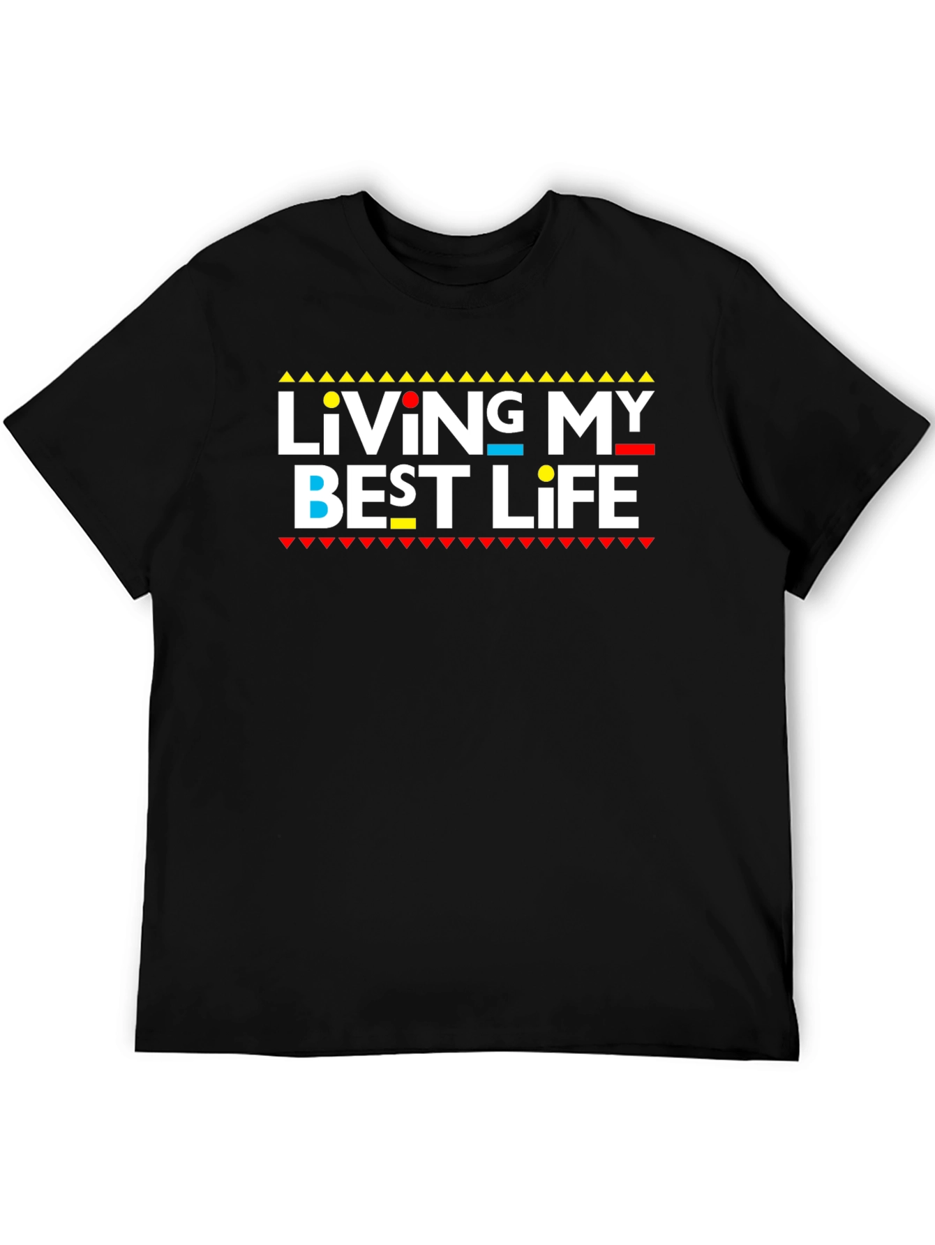 Living My Best Life Graphic Tee - Black