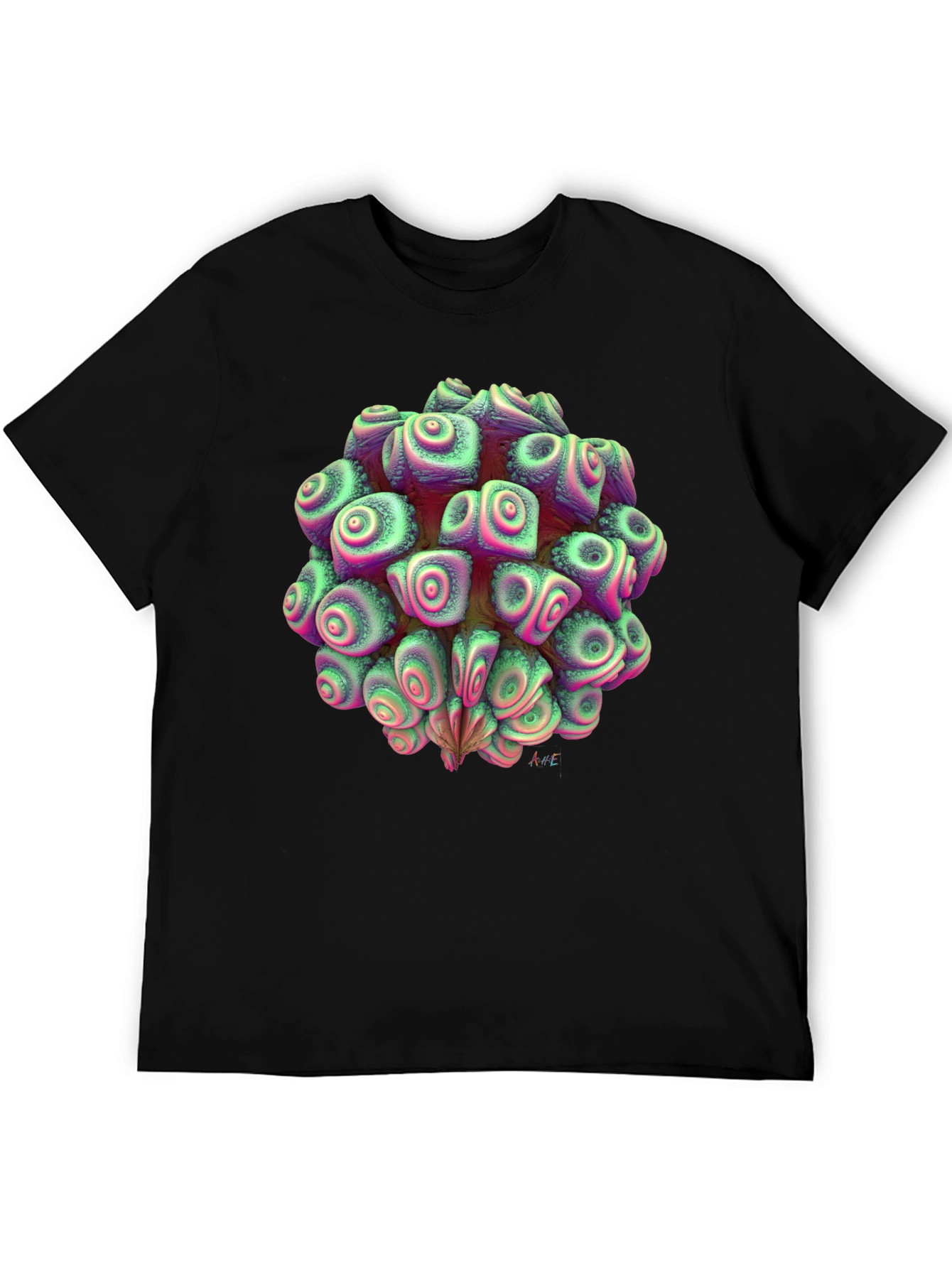 Abstract Organic Fractal Design Tee