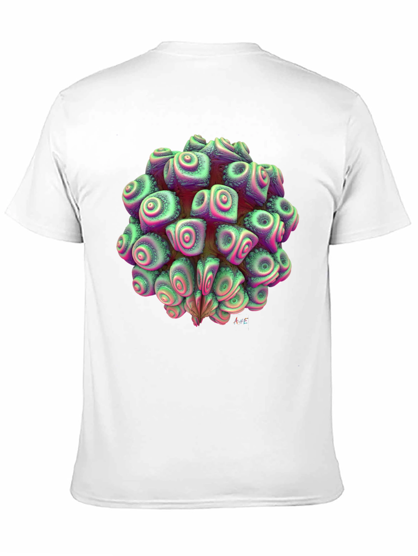 Abstract Organic Fractal Design Tee