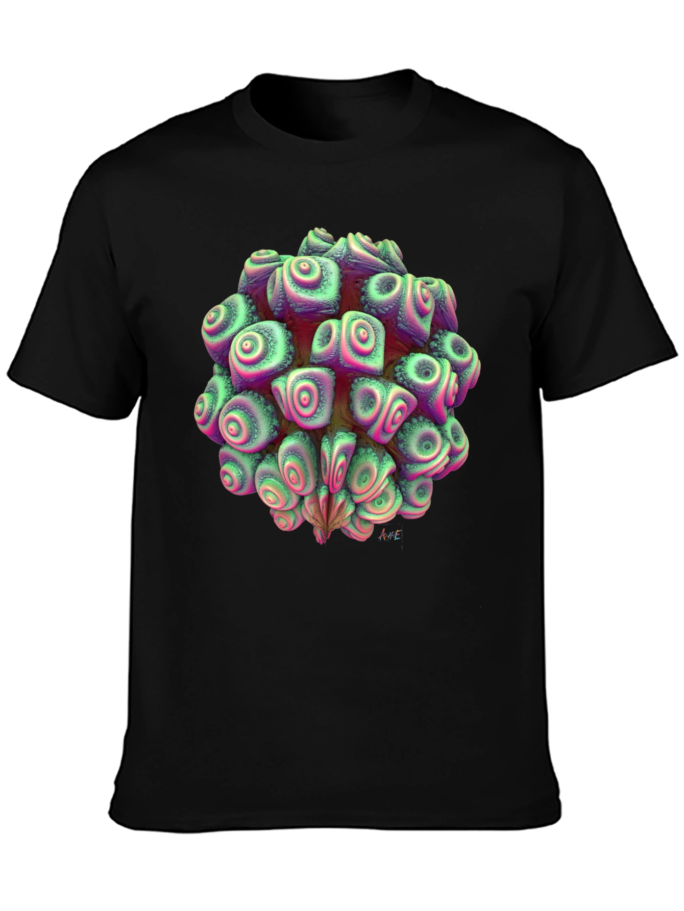 Abstract Organic Fractal Design Tee