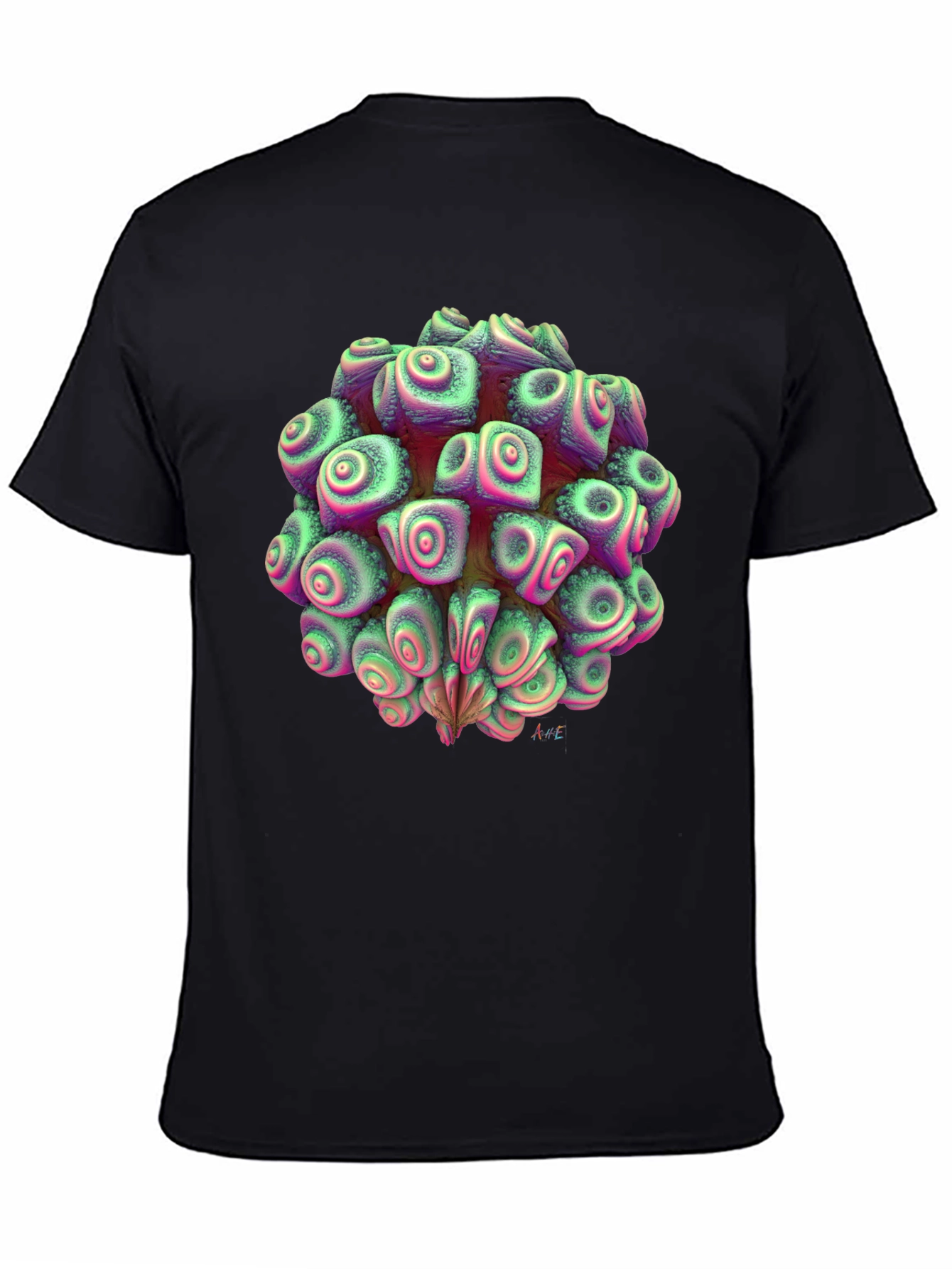 Abstract Organic Fractal Design Tee