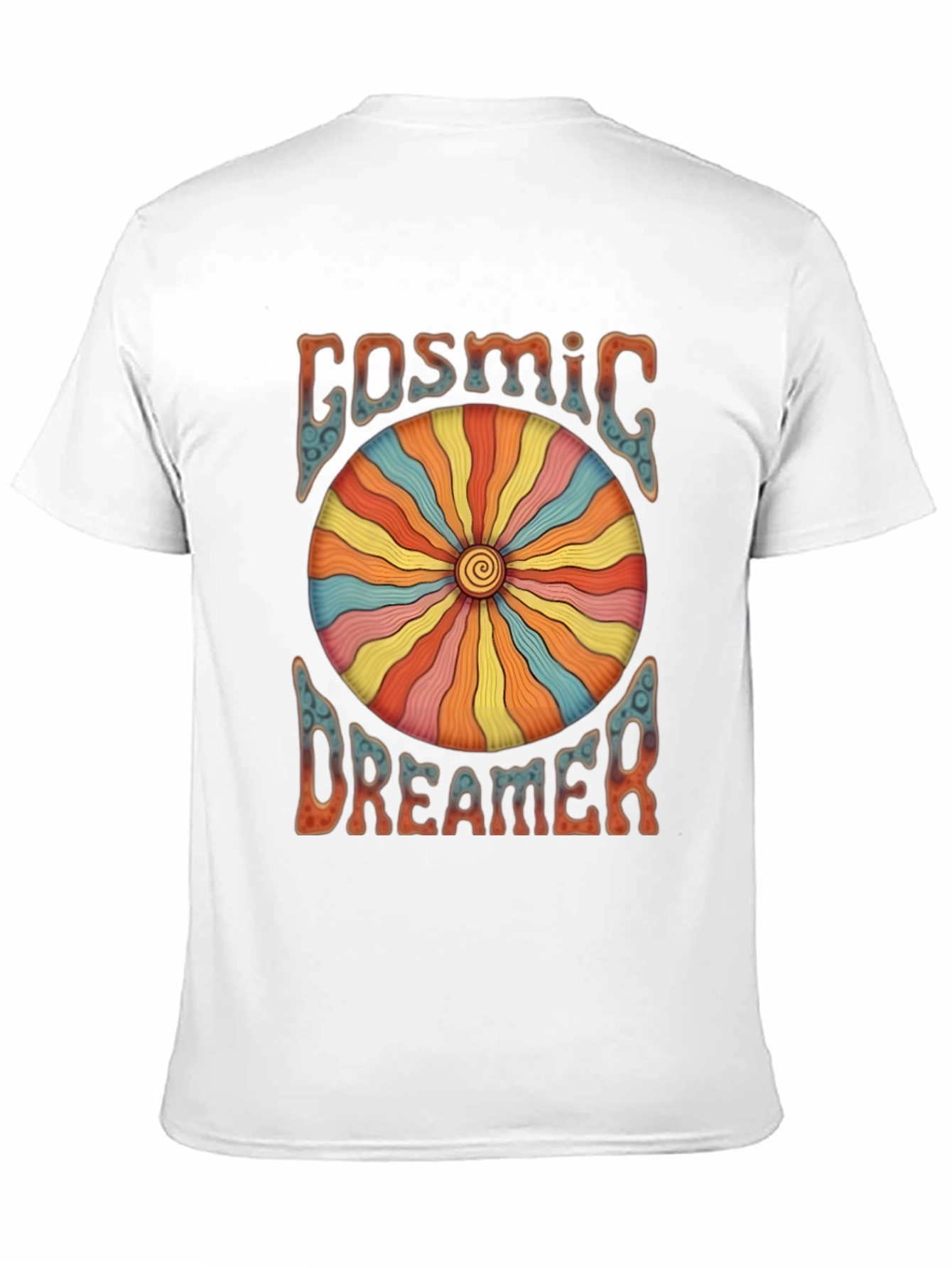 Cosmic Dreamer Graphic T-Shirt - Retro Style