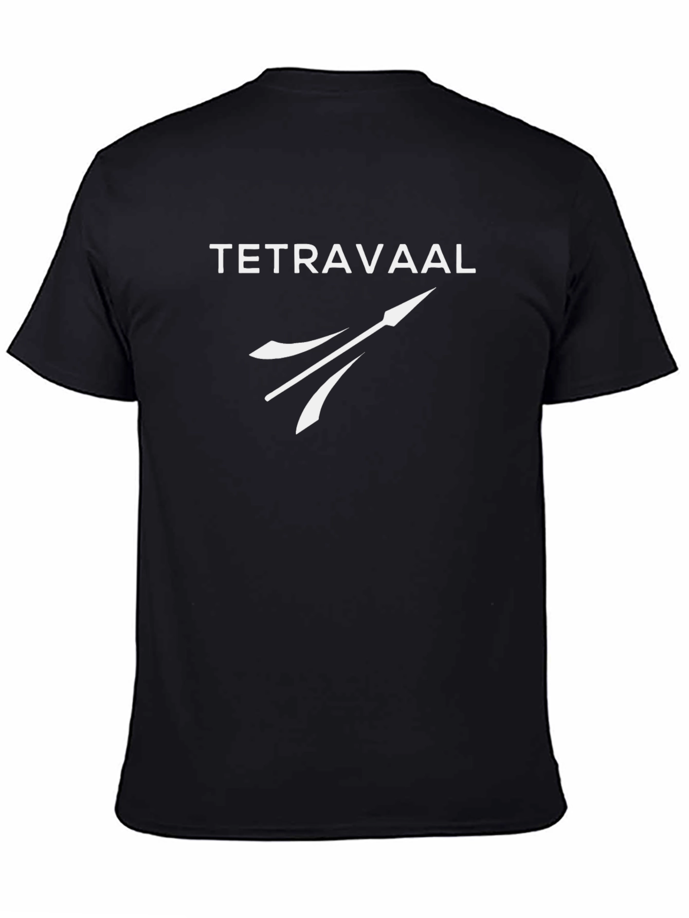 Tetravaal Black Graphic Tee - Sci-Fi Inspired
