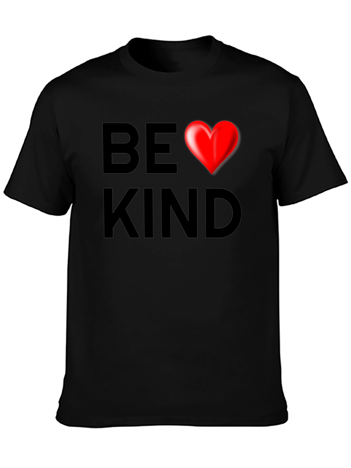 Be Kind Heart Graphic Tee - Soft Cotton Blend