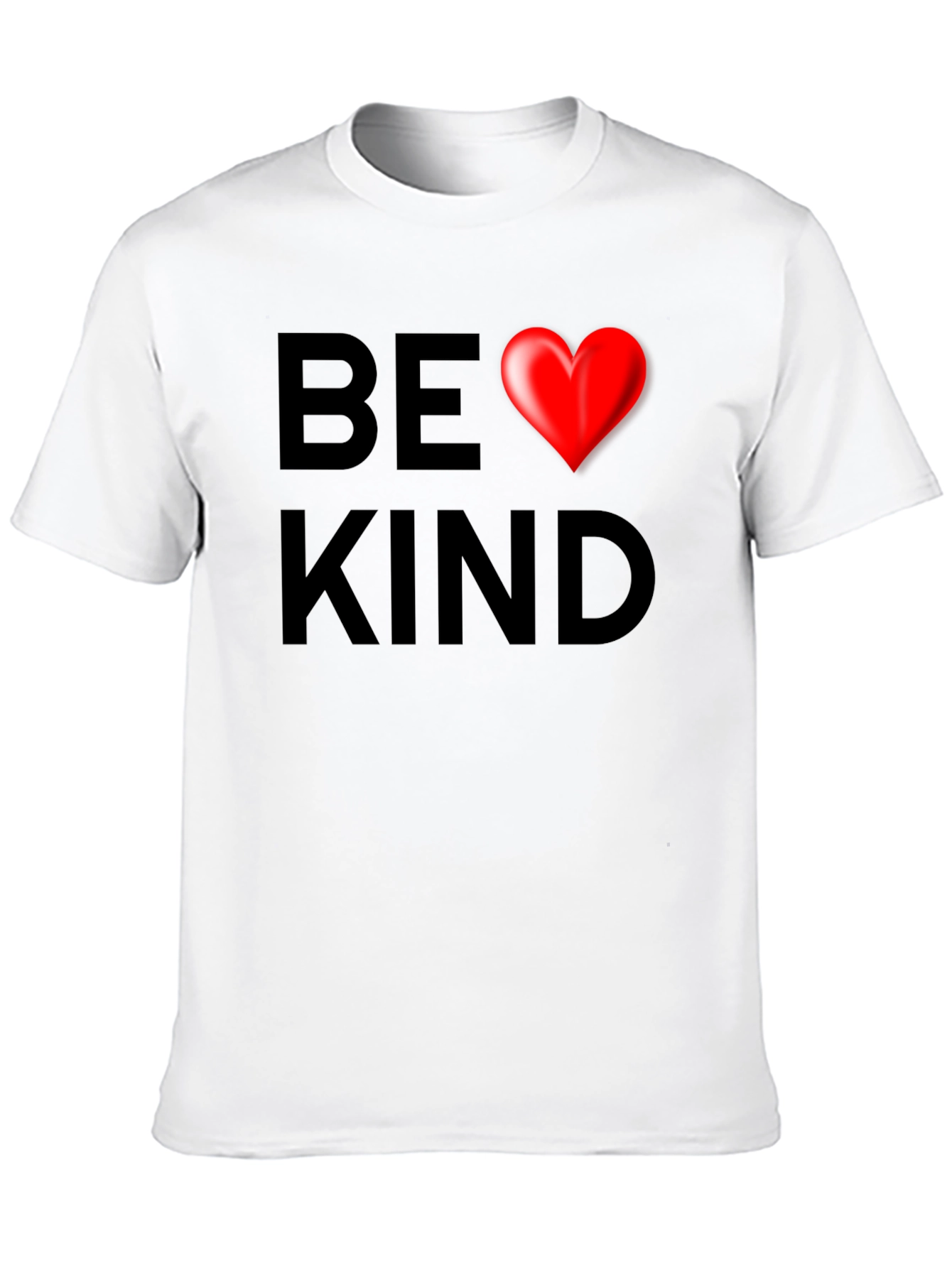 Be Kind Heart Graphic Tee - Soft Cotton Blend