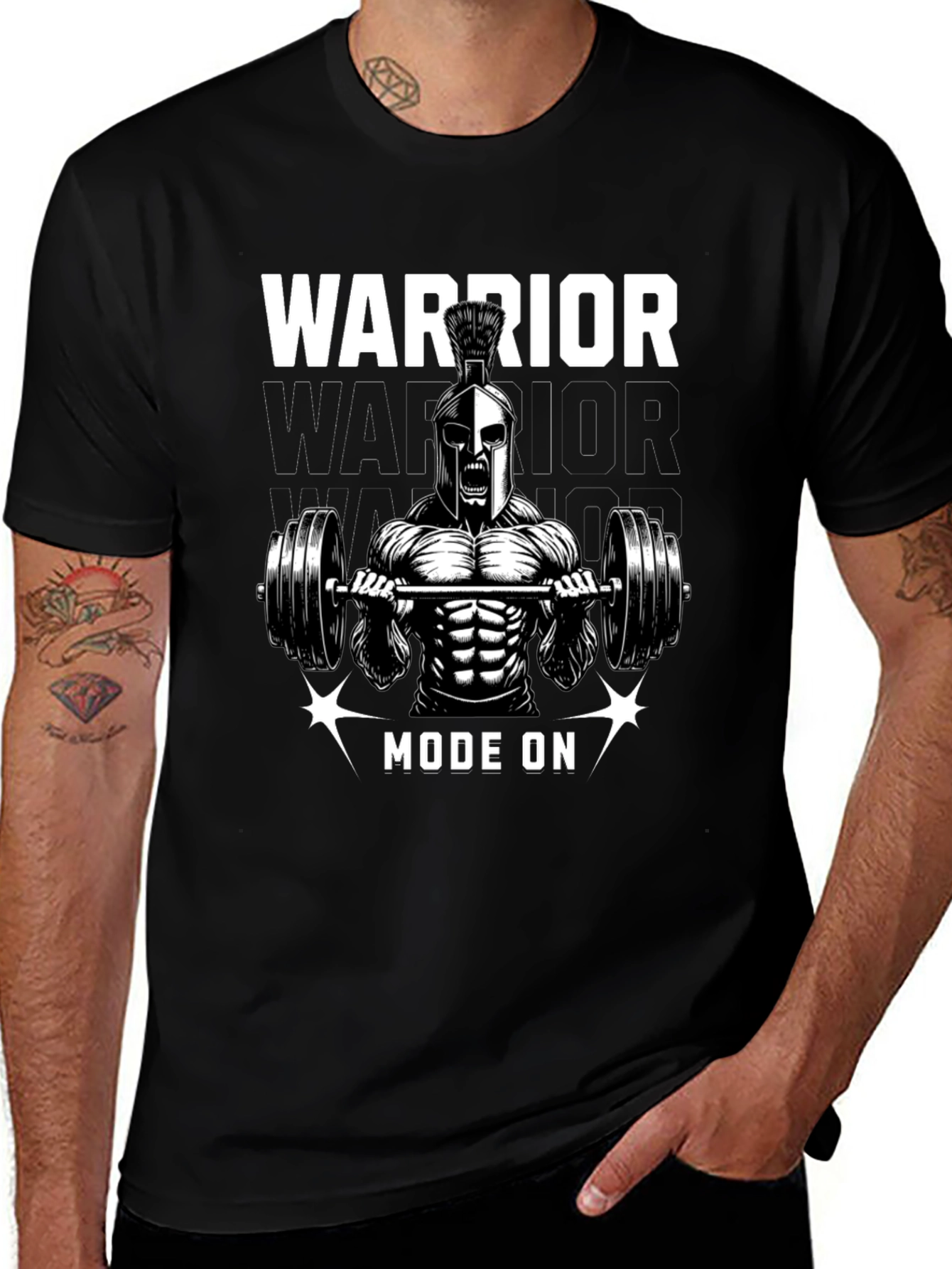 Warrior Mode On T-Shirt - Fitness Apparel
