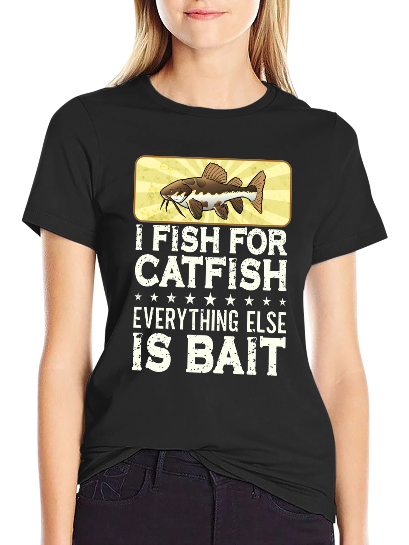 I Fish for Catfish Funny Fishing T-Shirt