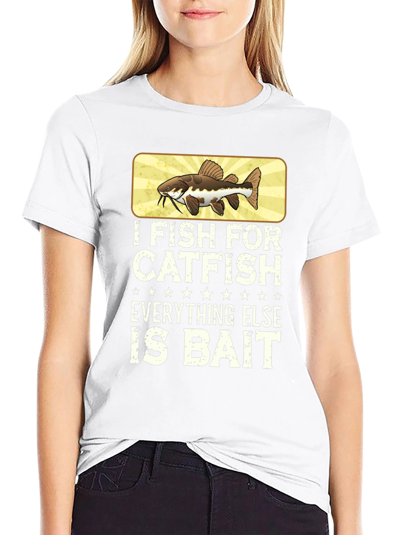 I Fish for Catfish Funny Fishing T-Shirt