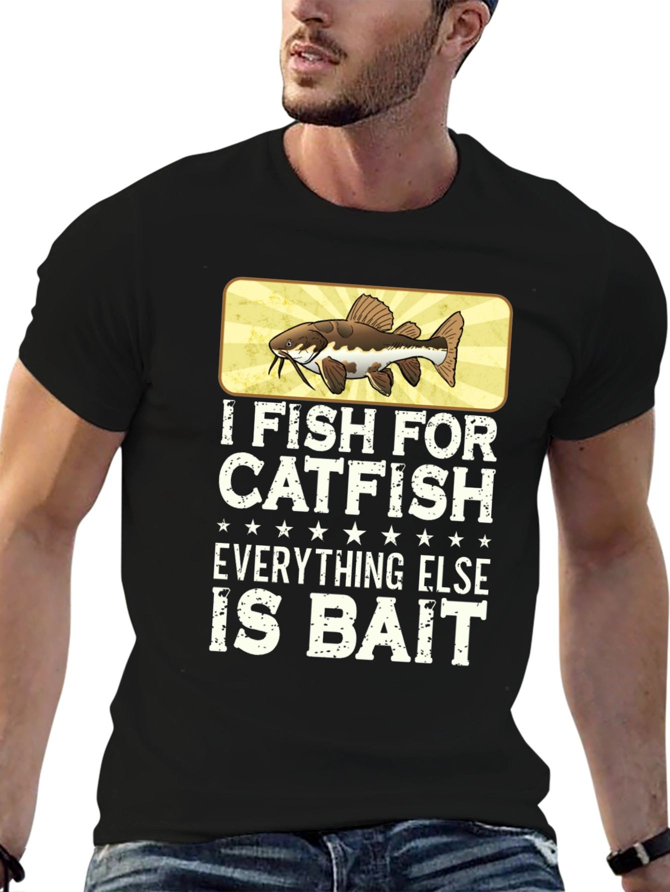 I Fish for Catfish Funny Fishing T-Shirt