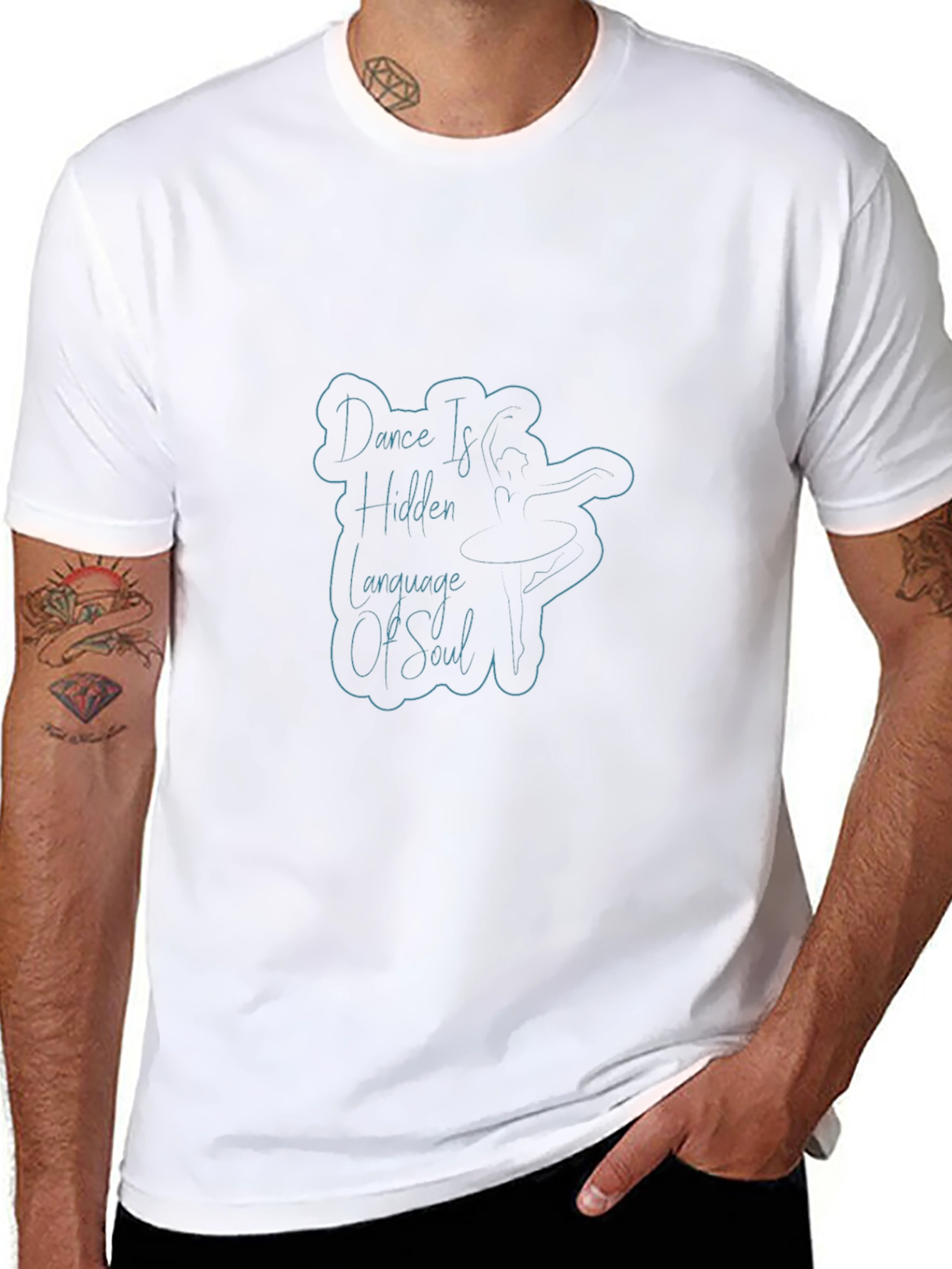 Dance Is Hidden Language Of Soul Black T-Shirt