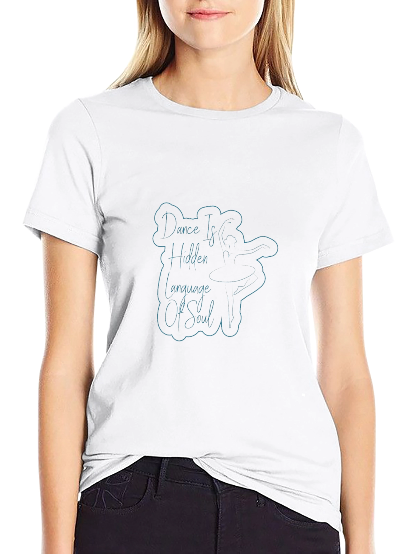 Dance Is Hidden Language Of Soul Black T-Shirt