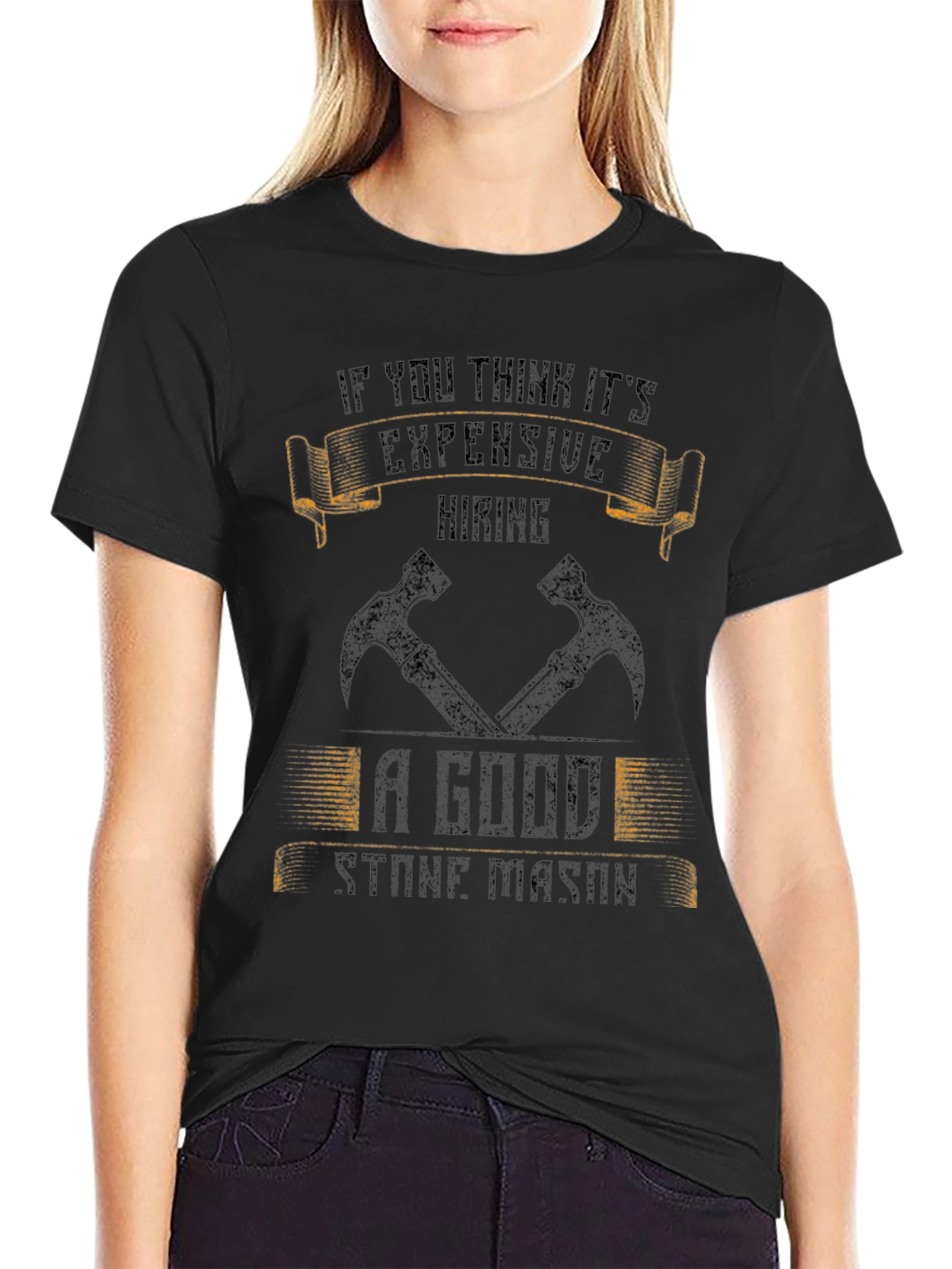 Stone Mason Tee - Funny Construction Worker Shirt