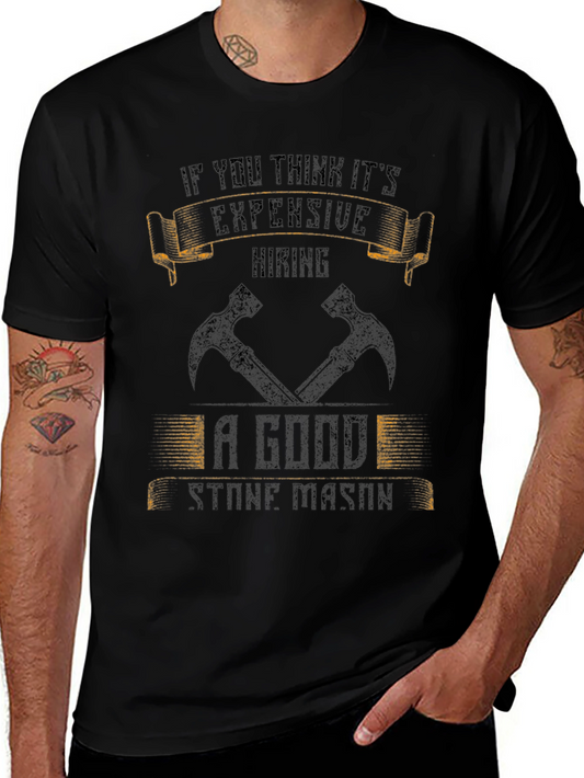 Stone Mason Tee - Funny Construction Worker Shirt