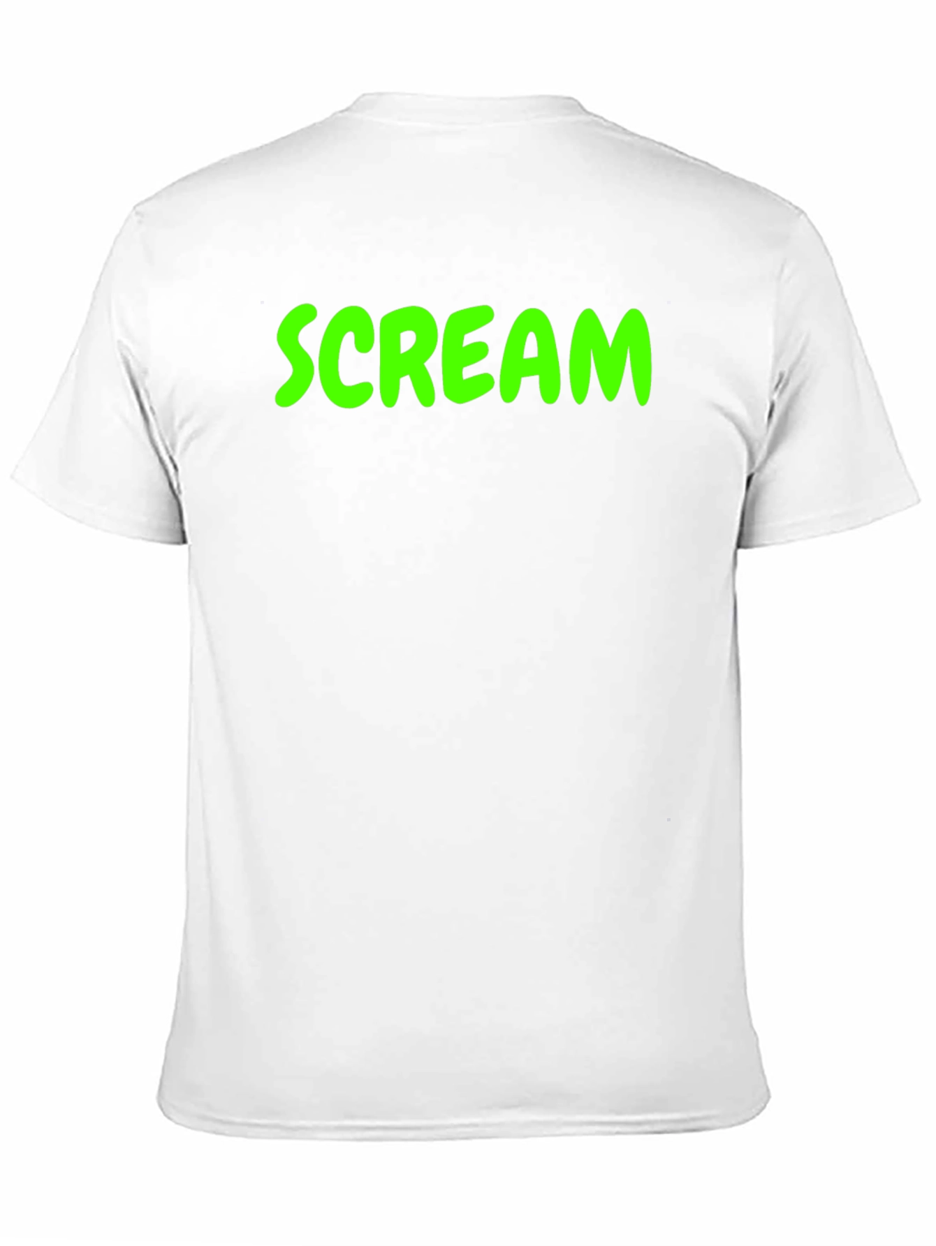 Scream Graphic Tee - Black Cotton Blend T-Shirt