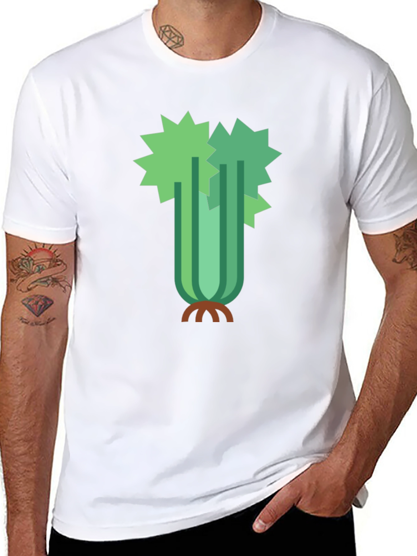 Celery Graphic Tee - Fresh Style!