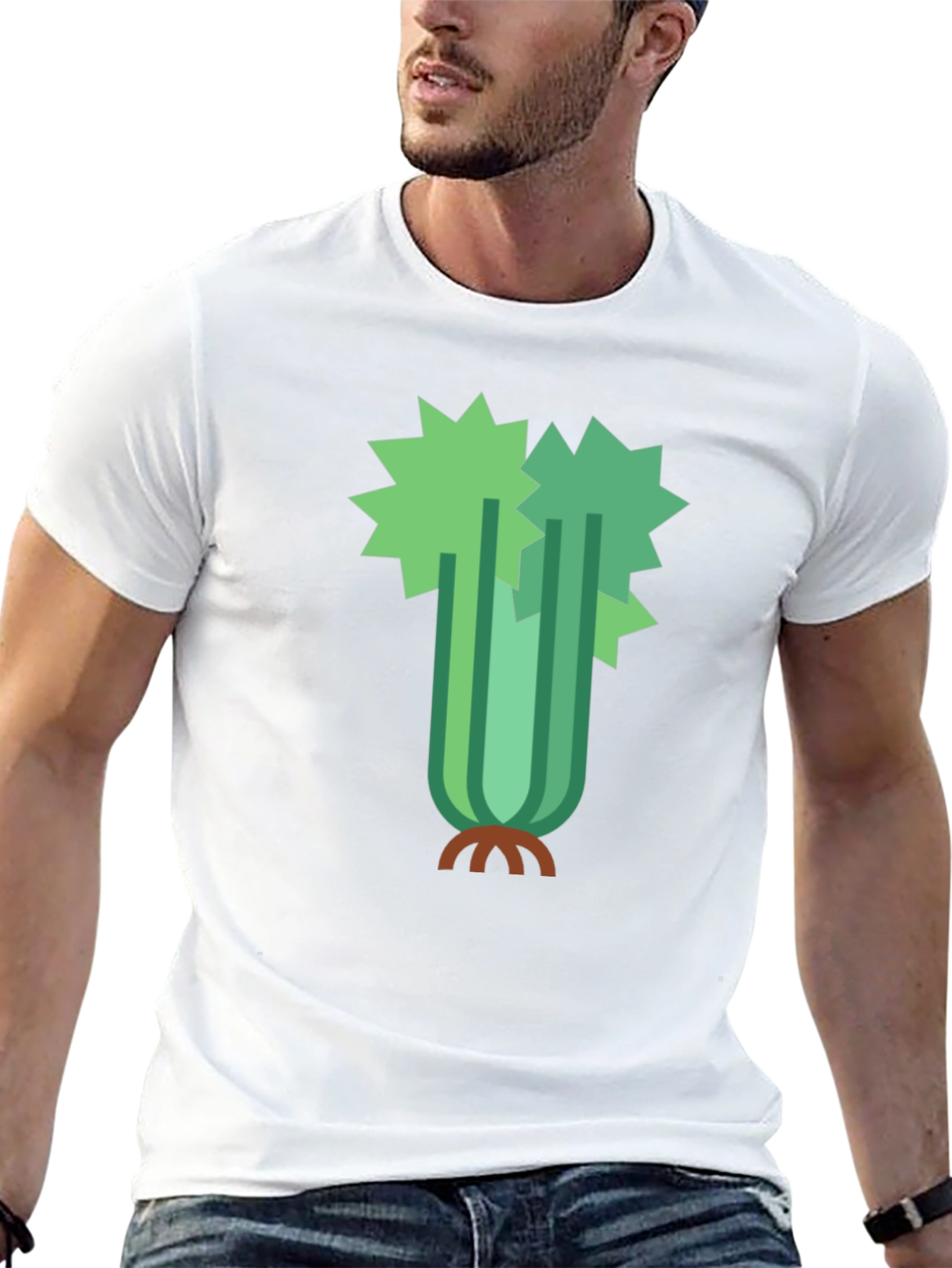 Celery Graphic Tee - Fresh Style!