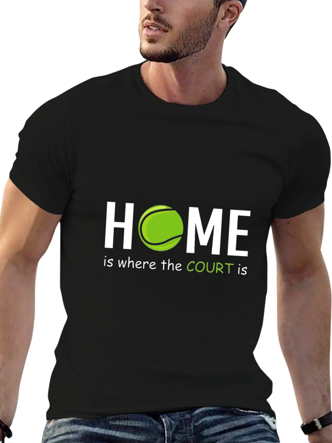 Tennis Lover T-Shirt: Home is Where the Court Is