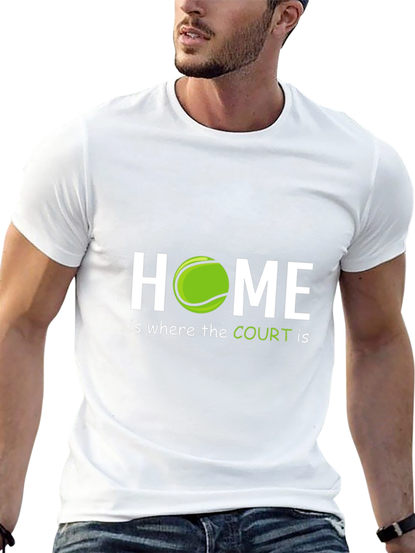 Tennis Lover T-Shirt: Home is Where the Court Is
