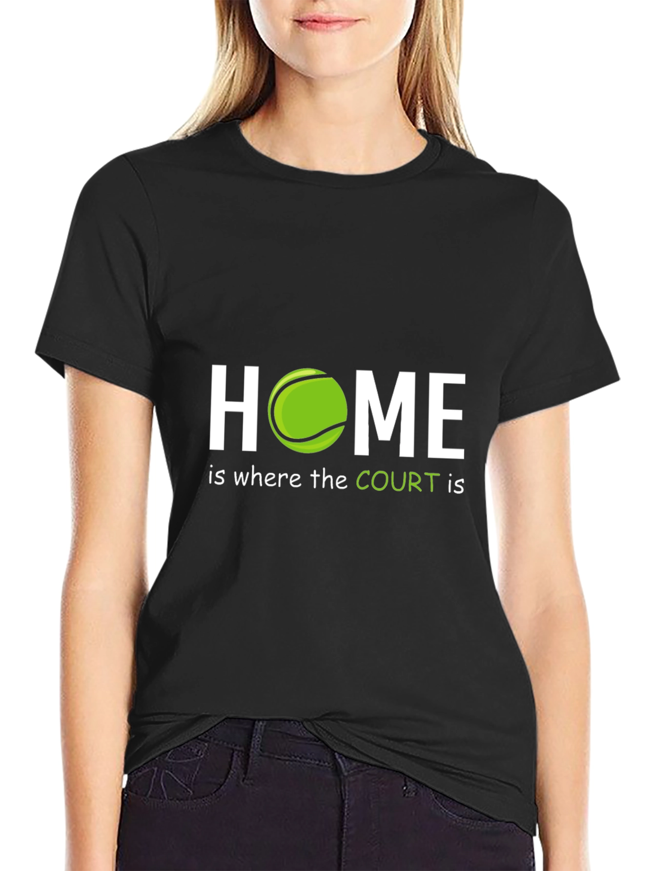 Tennis Lover T-Shirt: Home is Where the Court Is
