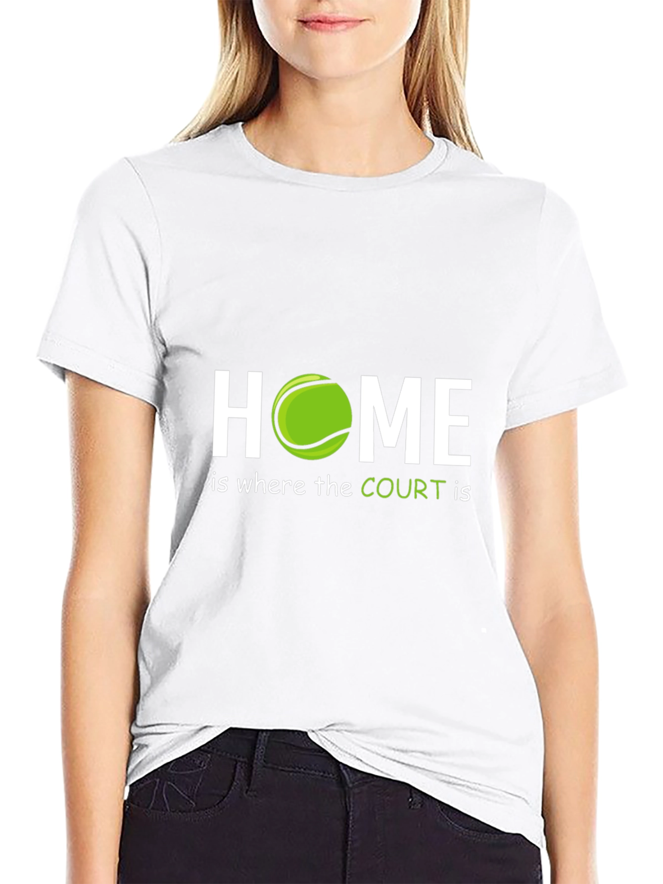 Tennis Lover T-Shirt: Home is Where the Court Is