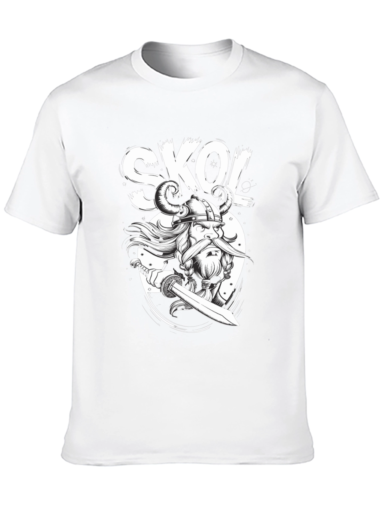 Skol Viking Graphic Tee - Black