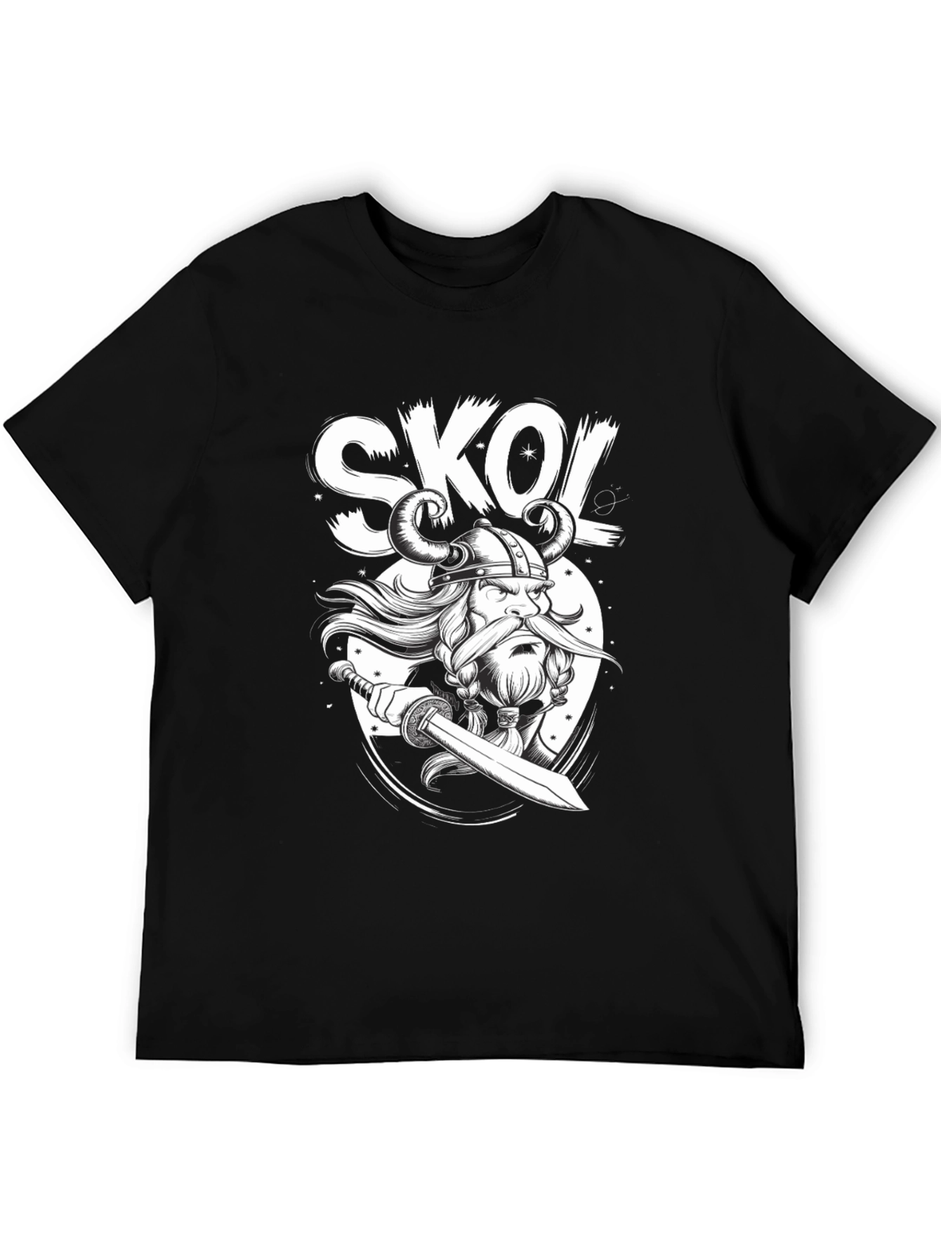 Skol Viking Graphic Tee - Black