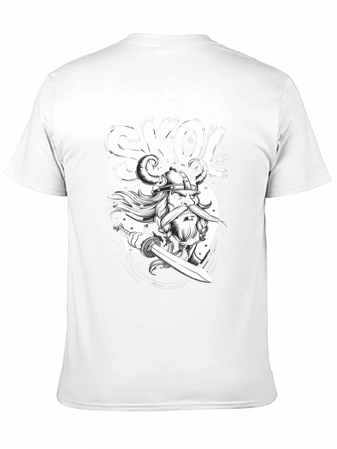 Skol Viking Graphic Tee - Black