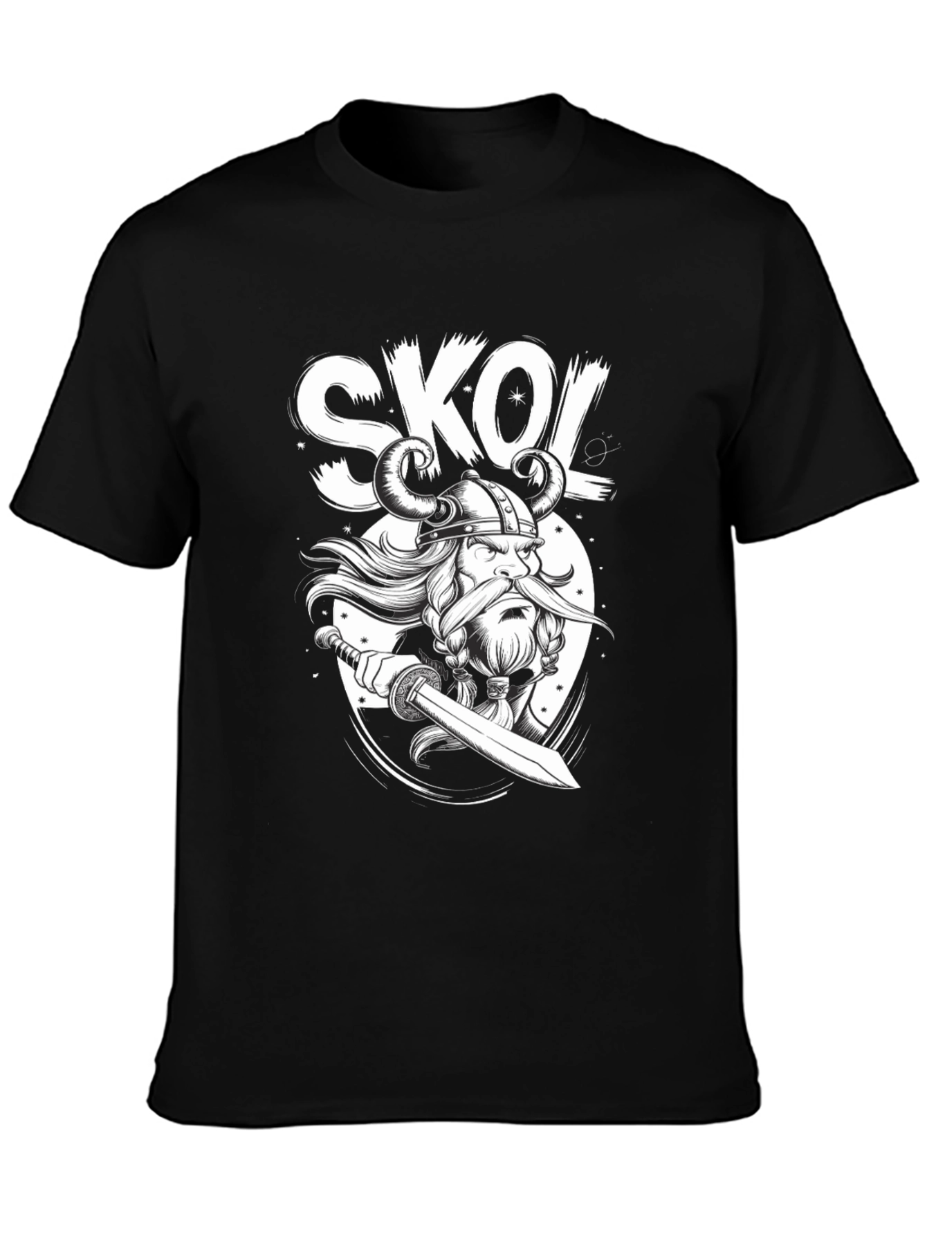 Skol Viking Graphic Tee - Black