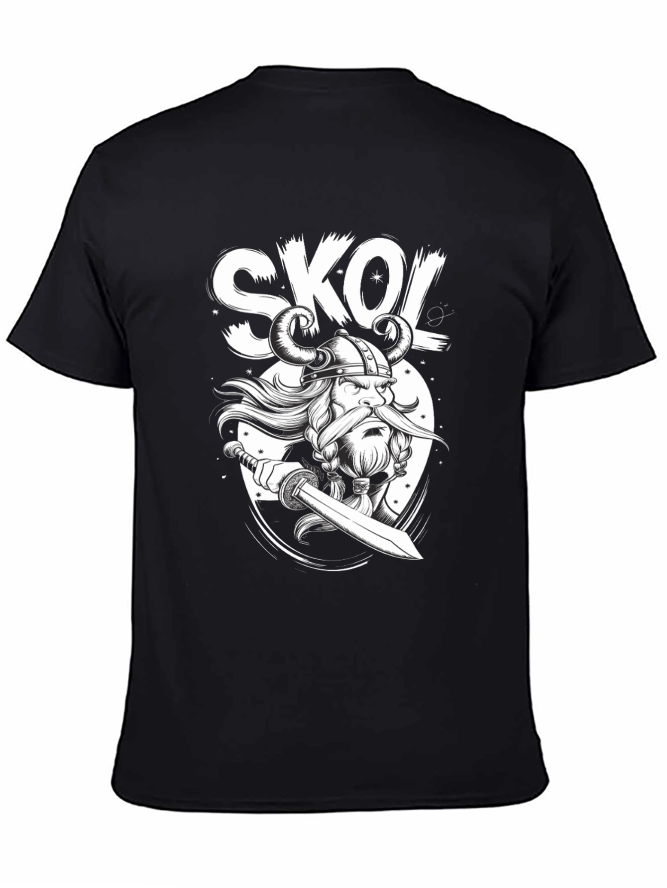 Skol Viking Graphic Tee - Black
