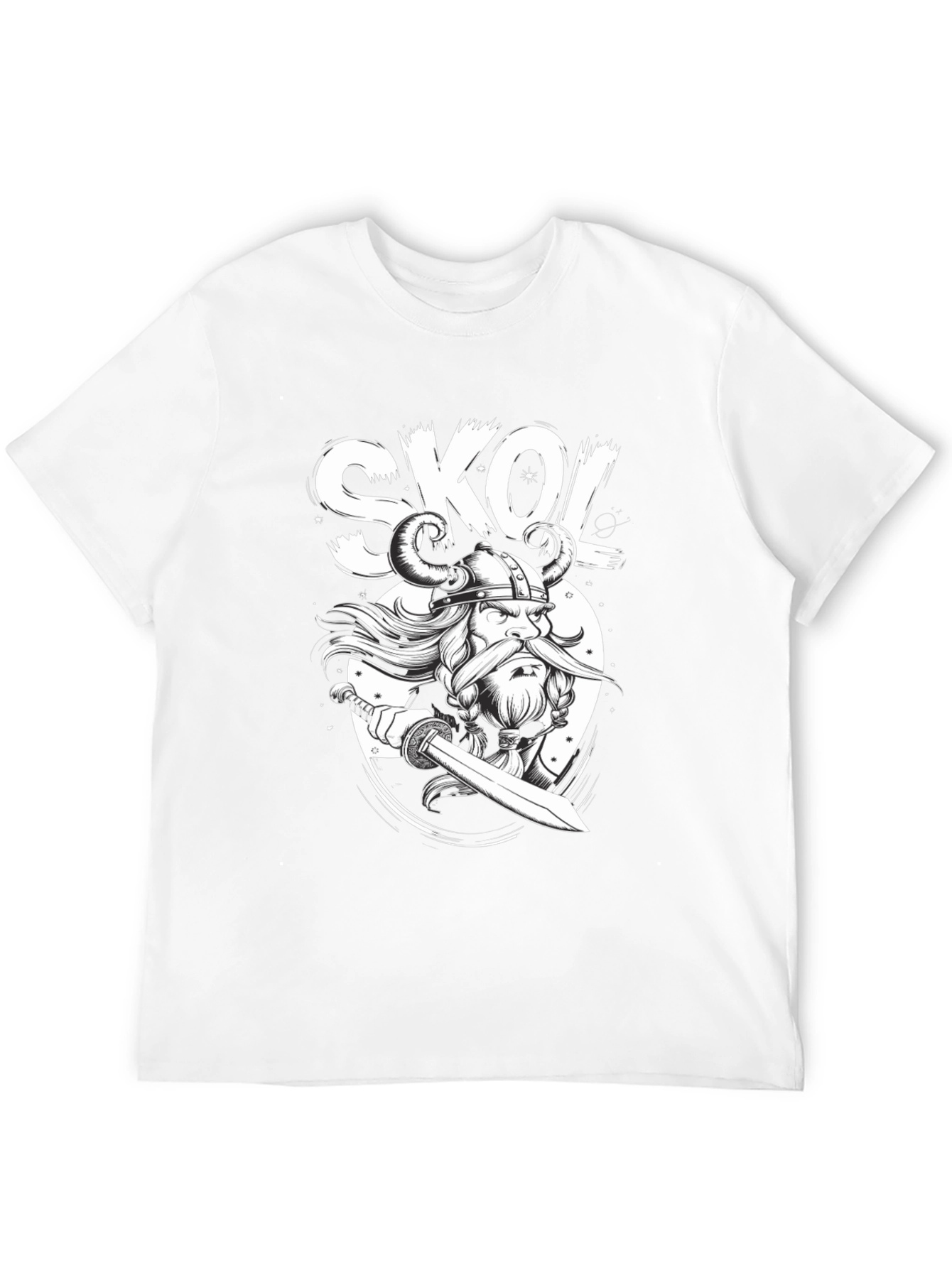 Skol Viking Graphic Tee - Black