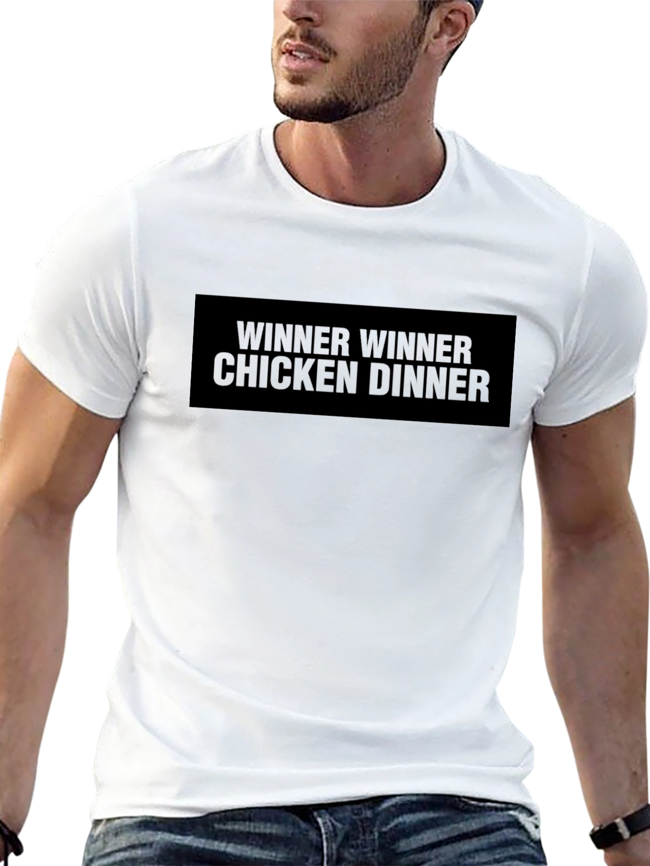 Winner Winner Chicken Dinner Black T-Shirt
